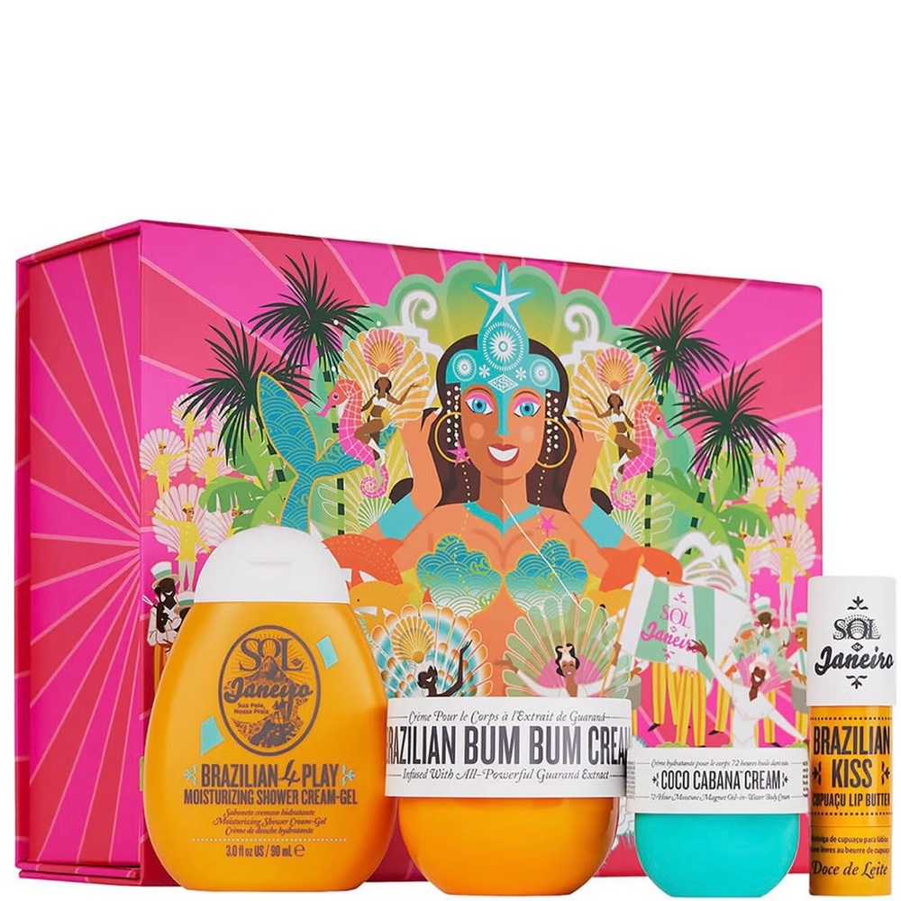 ⚫️ Sol de Janeiro Bum Bum Carnival Dreams Bum Bum Coco Cabana Lip Butter Cream - Picture 1 of 9